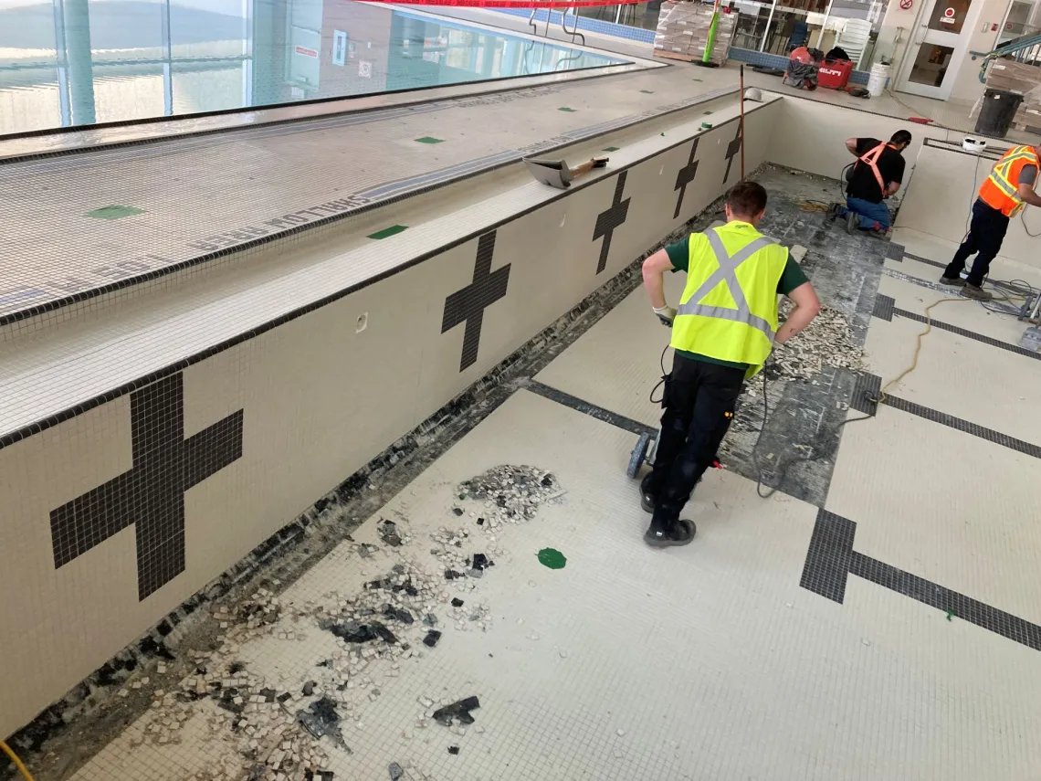 Don Wheaton pool renovations